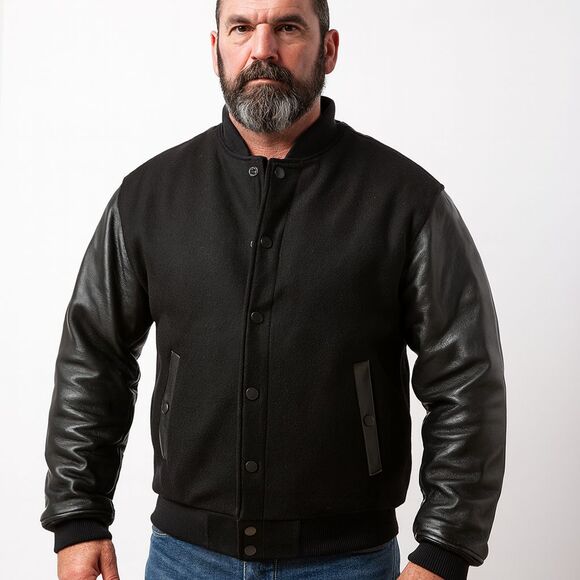 Harley-Davidson Other - Harley Davidson Jacket Mens Leather/Wool Blend Varsity Jacket Sz S (runs big)